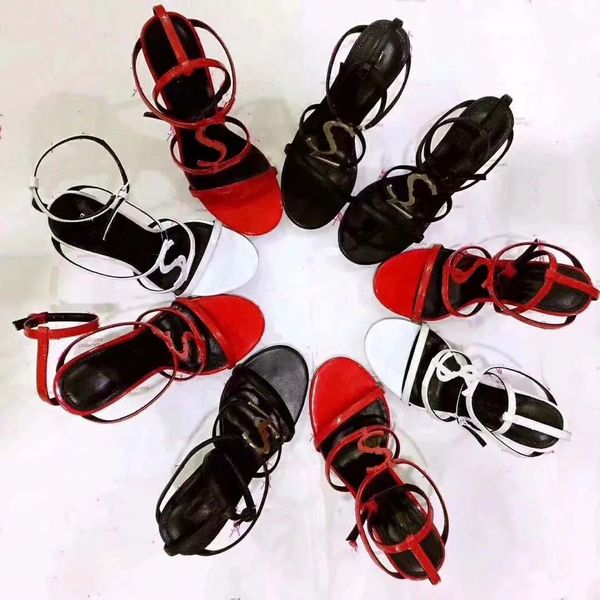 

quality women shoes high heels new luxury leather sandals slipper chaussures dress shoes womens trainers sandal air bag06 016, Black