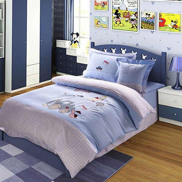 

bedding cartoon cotton set quilt cover sheets pillowcases a variety of styles 4pcs
