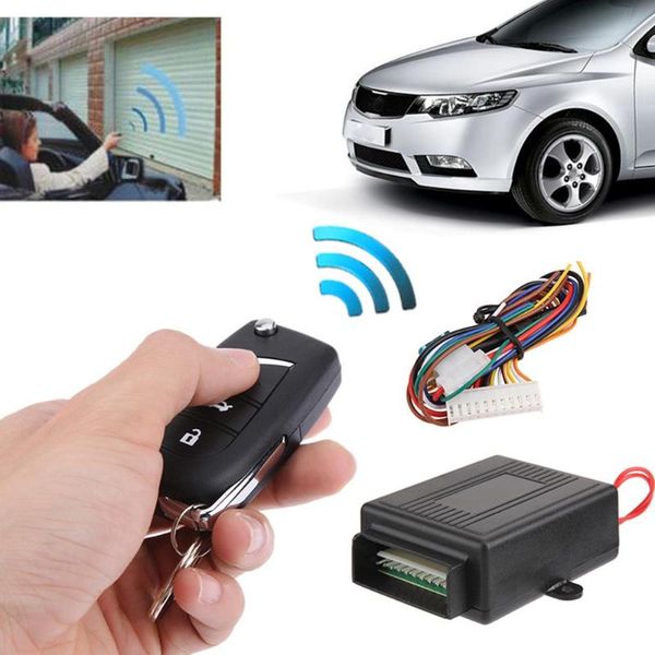 

universal car auto remote central kit door lock locking vehicle keyless entry system new with remote controllers car alarm hot