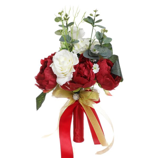 

wedding bride simulation roses holding flowers wedding fake flowers decoration pgraphy bridal bouquet bouquet