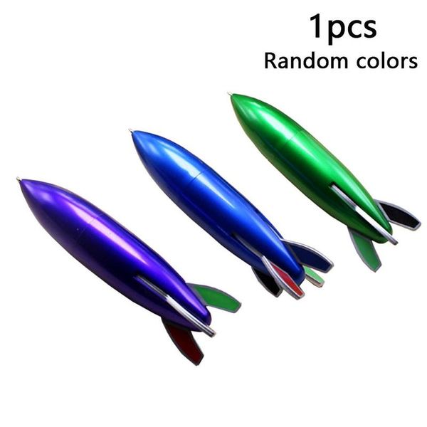 

creative aircraft rocket modeling multicolor ballpoint pen 4 color ballpoint pen random color, Blue;orange