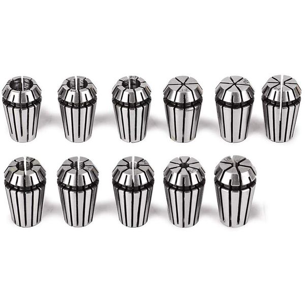 

11pcs er16 collet chuck set er16 spring collet chuck set 1-10mm for cnc engraving machine & milling lathe tool holder