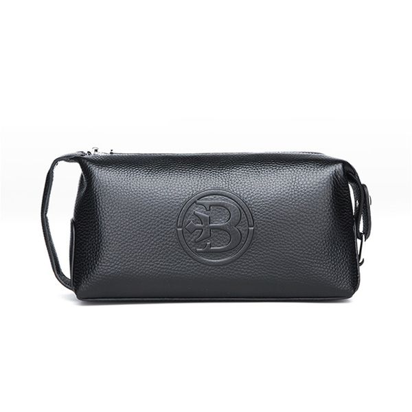 

cross-border genuine leather men's wallet day clutch bag business casual bag male fashion handbag header leather travel wash