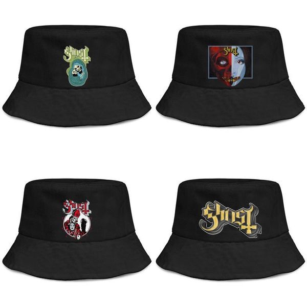 

ghost band logo yellow for men and women buckethat fitted hipster bucket baseballcap skull ghost-singer-cirice if you have ghost poster, Blue;gray