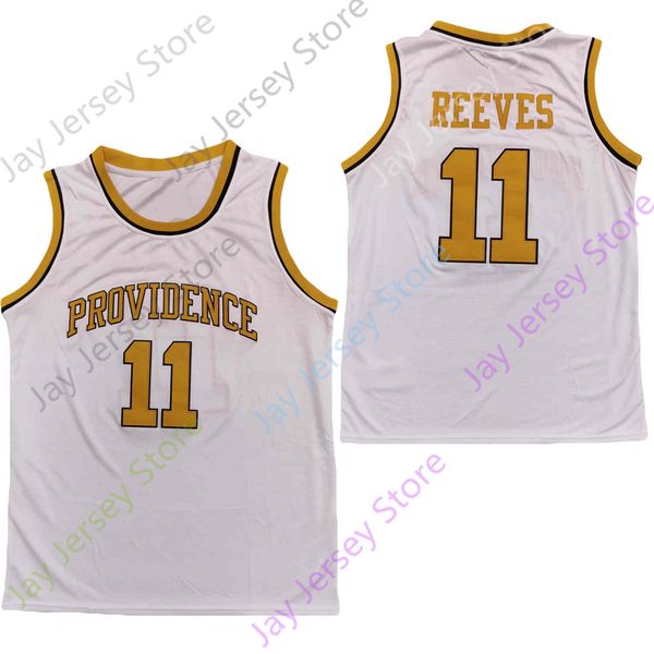 

2020 new ncaa providence friars jerseys 11 reeves college basketball jersey white size youth embroidery, Black;red
