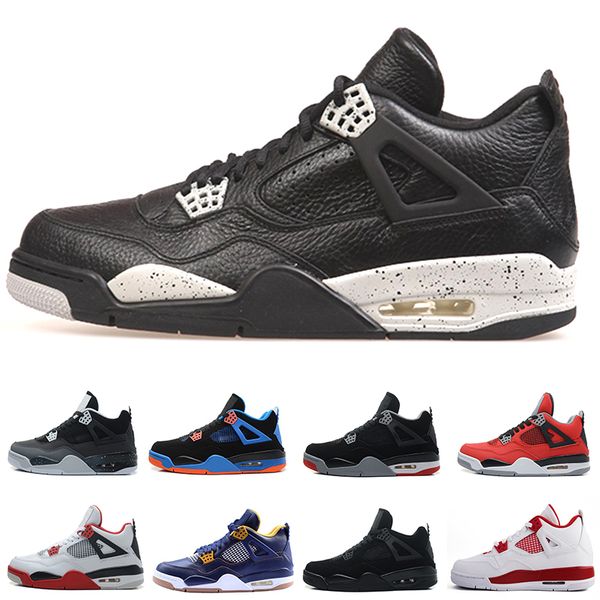 

good quality 4 sports basketball shoes white cement alternate 89 black cat pure money men sports sneakers size 41-47