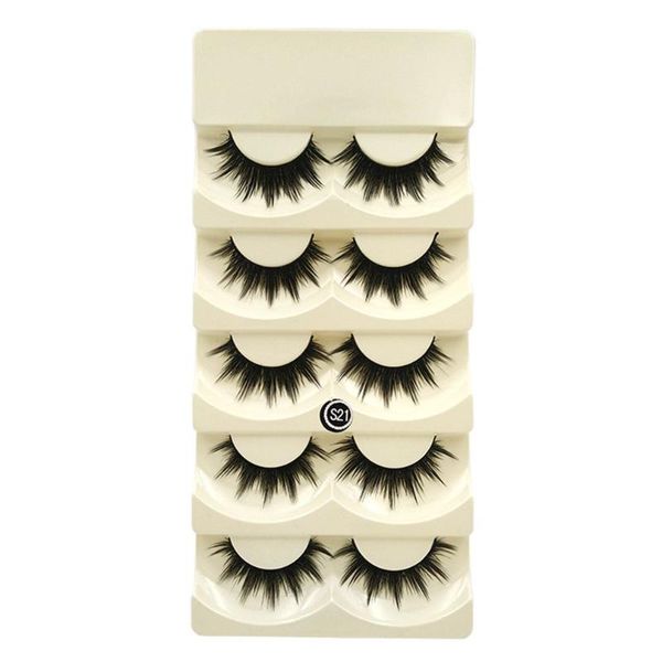 

natural dense style false eyelashes high-grade pure handicraft eyelash fashion 5 pairs of eyelashes suits