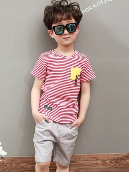 

Boy ummer dre 2019 new uit children ummer children 039 clothing big children korean ver ion of the hort leeve two piece boy tide