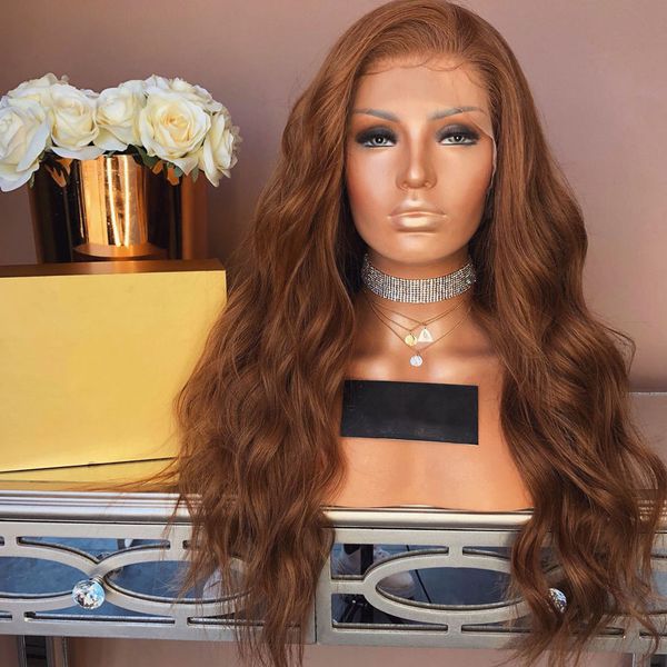 

brazilian body wave 13x6 lace front human hair wigs brown 360 lace frontal wig for black women pre plucked natural hairline