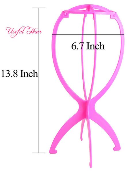 

wig stand blue portable folding plastic stable small big size easy showing wigs stands accessories lace wig factory wholesale machine wigs, White
