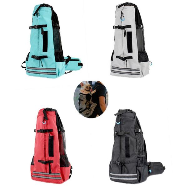

breathable pet dog outdoor carrier backpack mesh big dog travel bag cat puppy carrying chest bags for medium large pets huskie