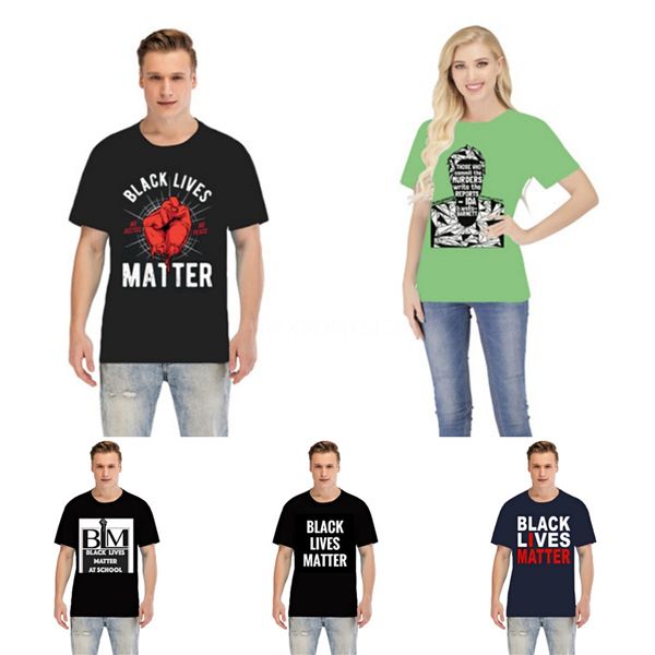 

black lives matter2020 designer t-shirt men's shirt streetwear men's and women's shorts t-shirt harajuku short t-shirt wmdt51, Gray;blue