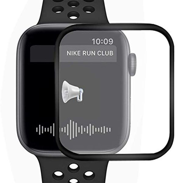 

dhl 3d curved edge full glue tempered glass screen protector film for 38mm 42mm 40mm 44mm apple watch series 5 4 3 2 1 w retail package
