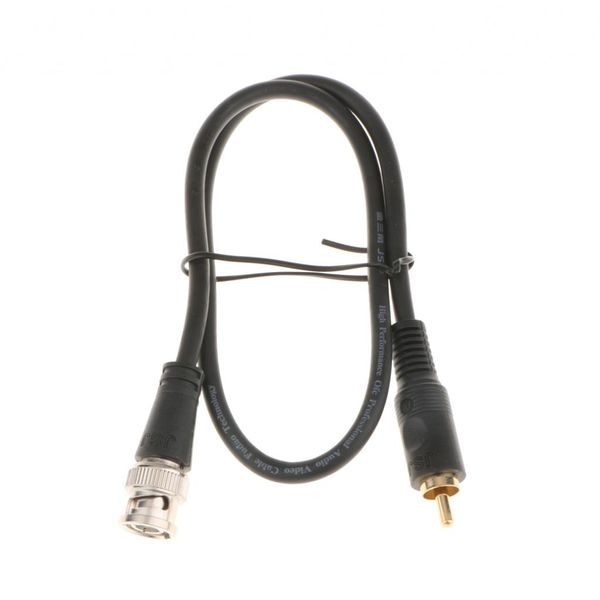 

bnc male для rca male m / m coax / коаксиальный кабель шнура черного