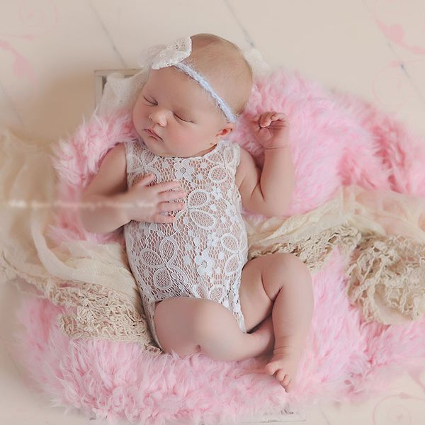 

newborn lace hollow romper baby girl lace romper pgraphy props baby infant girl designer clothes newborn soft lace bodysuits, Blue