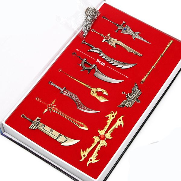 

League of legend lol 11 collector 039 edition boxed lol character weapon keychain pendant for car key bag online