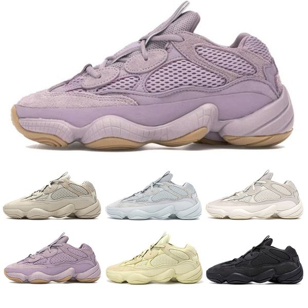 

500 running shoes soft vision stone bone white mens womens moon yellow utility black blush salt sports sneakers size 36-45, White;red