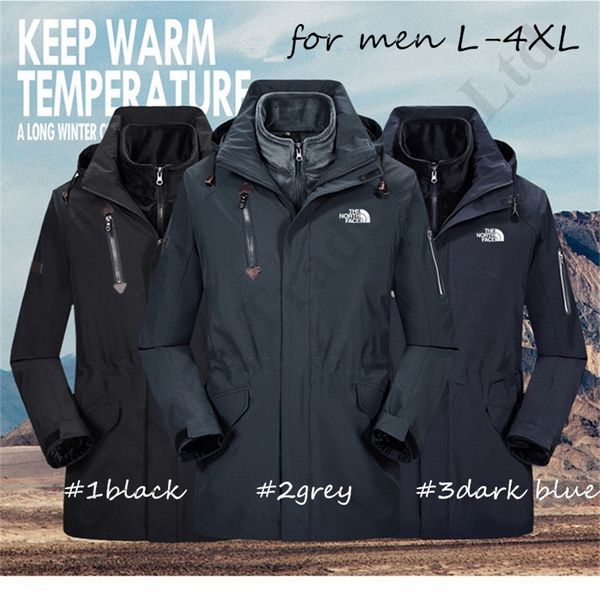 

north luxury ветровка два кусочка на открытом воздухе куртка 2 в 1 зимнем пальто с теплым руном внутренней ветрозащитный куртки с капюшоном, Blue;gray