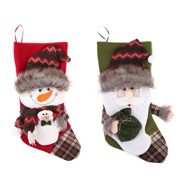 

home xmas christmas tree ornaments navidad christmas gift bags santa sacks stocking decorations