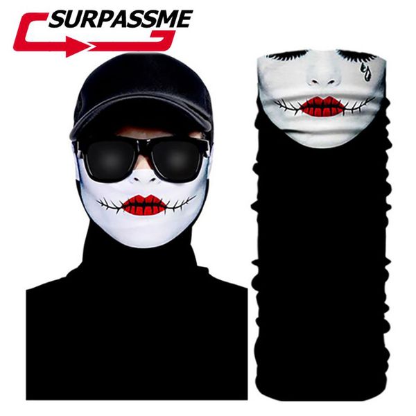 

балаклава шарф маски фестиваль мотоциклы маски для лица ветрозащитного anti-uv праздничного оборудования маскарад horror клоун шарфа