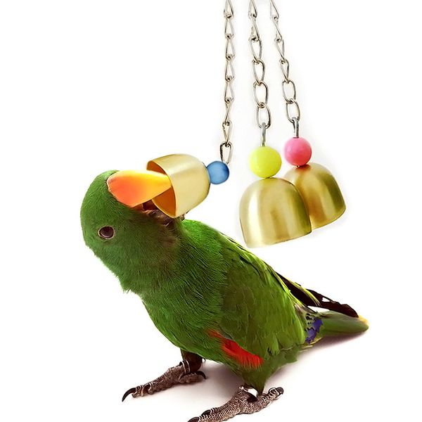 

will middle and size toys parrot three string clang / stand frame 3 small bell 55g