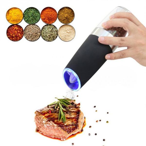 

home automatic electric pepper grinder salt mill