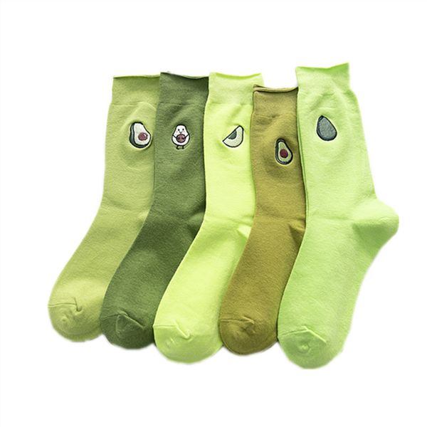 

autumn and winter new socks children street avocado pile socks japanese version of korean fashion in the stockings, Black;white