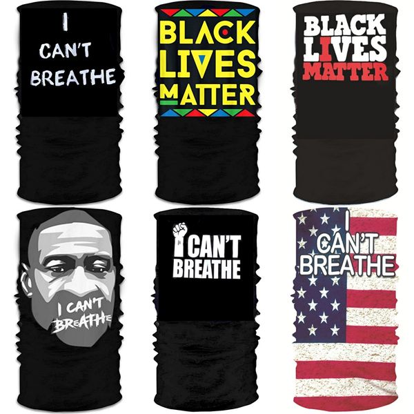 

i cant breathe shipping children neck gaiter multifunctional headwear kids cartoon headbands breathable face er bandanas balaclav #509, Black