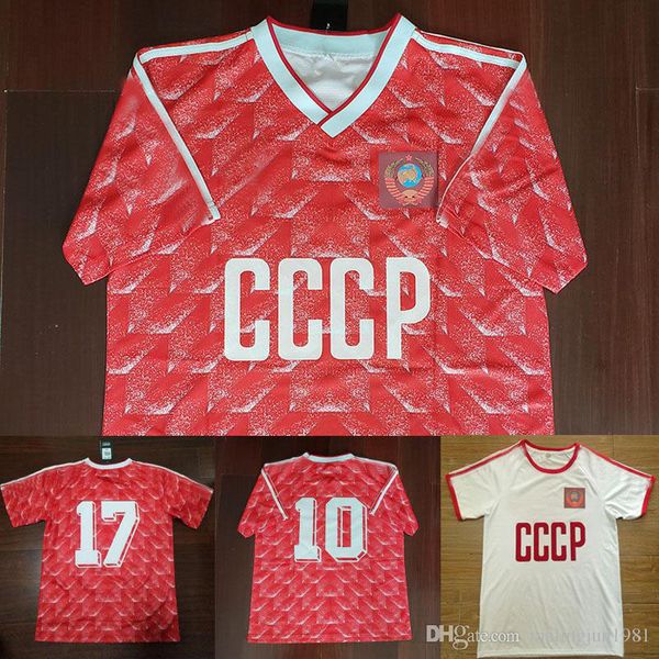 

Velvet Number 88 Retro USSR Home Mikhailichenko Red CCCP 1988 Soviet Union Belanov White Away Soccer Jersey Vintage Football Shirts Maillot