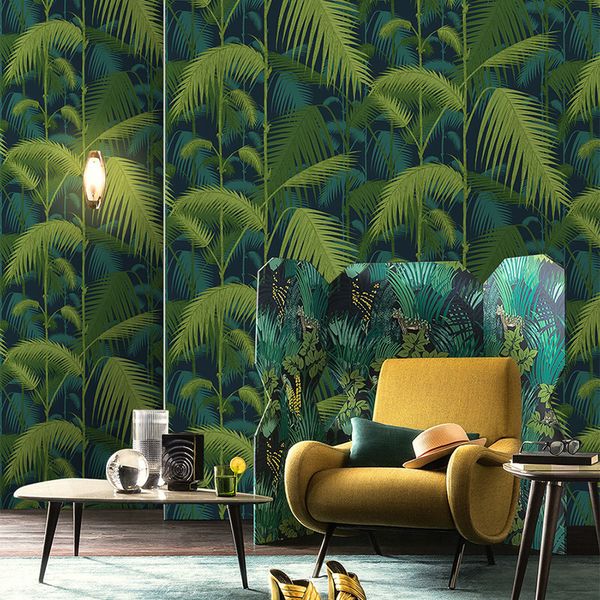 Southeast Asian Wind Coconut Leaves Wallpaper Green Plants Living