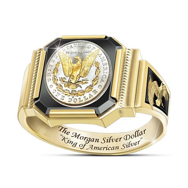 

delicate bear slavic ring viking jewelry soldier russian signet ring personality punk style, Slivery;golden