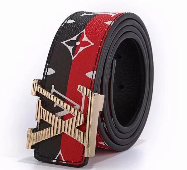 

2032 fashion british style two leather casual belt men real leather smooth belt buckle youth belt one generation hair, Black;brown