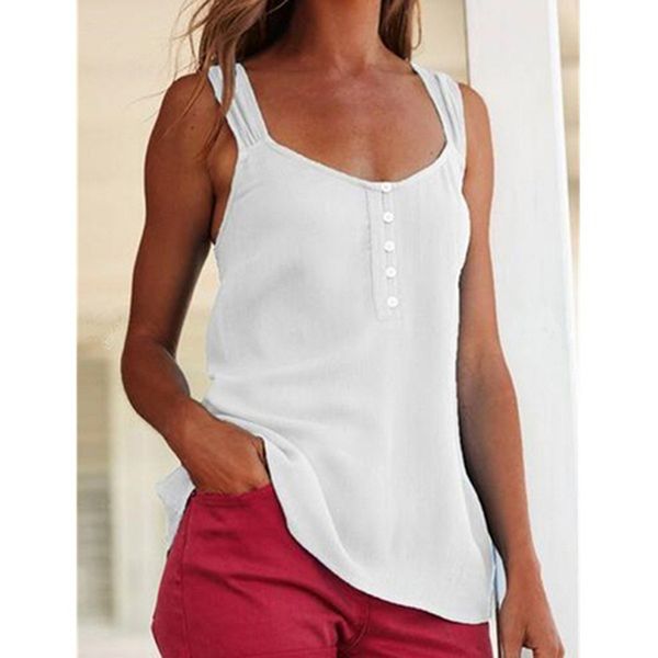 

women yoga shirts summer sleeveless button loose fitness sports crop mujer femme casual slim camisa femenina, White;red