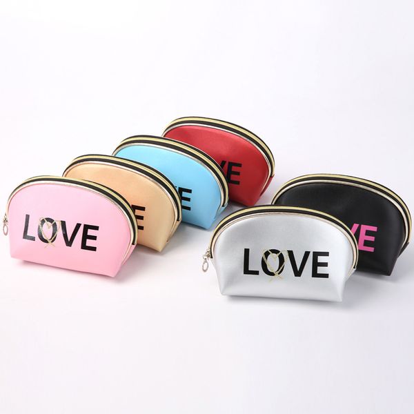 

1pc new cute candy color clutch bag fashion women portable cosmetic makeup bag travel multifunction cosmetics pouchs