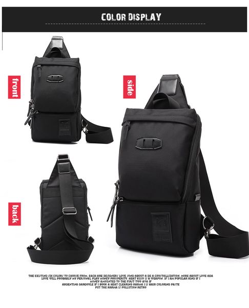 

нового chest пакет сумка нейлон водонепроницаемый сумки мужчины сумка анти мешок кража плечо для мужчин многофункционального путешествия cro