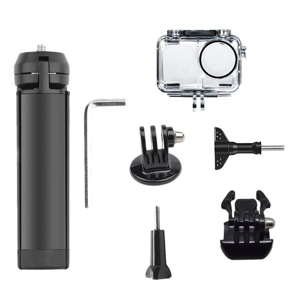 

opq-small metal tripod + waterproof shell package suitable for osmo action