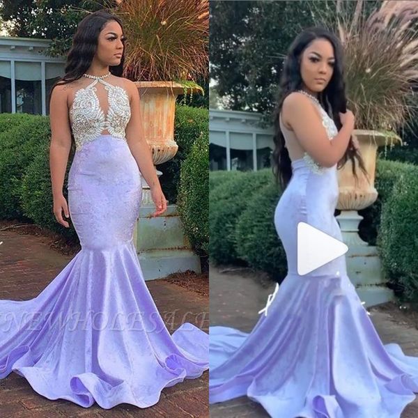 

fashion beaded black girls mermaid prom dresses 2020 velvet plus size luxury shining evening gowns vestidos de fiesta bc4086