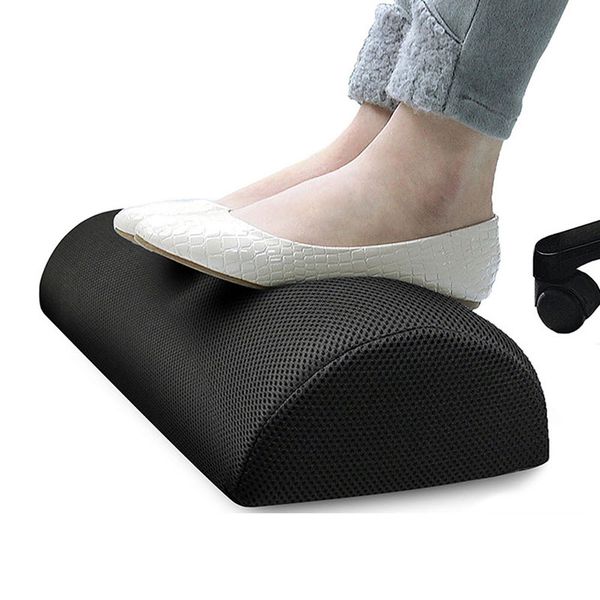 

foot rest cushion memory foam leg knee pain relief pillow footrest relaxing portable feet tool for air under desk home office
