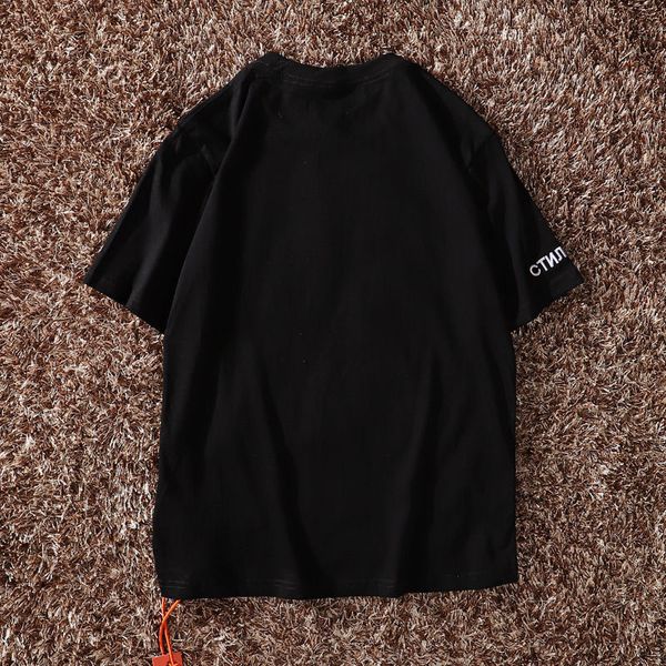 

2020 печатные дизайнерские футболки ночного видения тепловизионная цапля птица мужская мода хай стрит футболки с коротким рукавом футболка, White;black