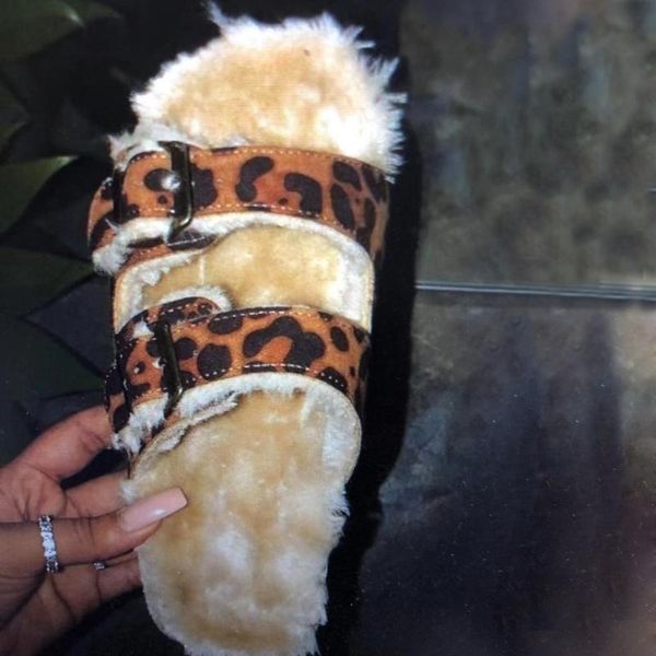 

chinelo slippers women shoes woman's buckles outdoor slippers warm winter shoes causal anti-slip indoor chaussures femme, Black