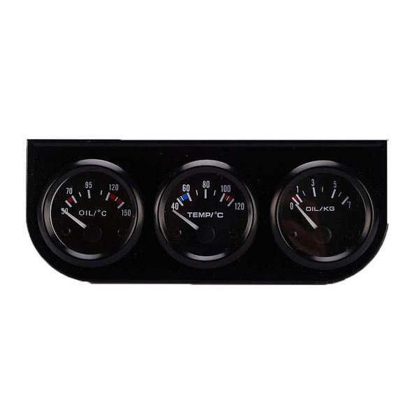 

cars oil water temperature oil pressure meter 3 in 1 autos meter instrument
