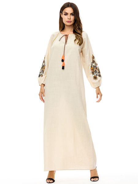 

abaya robe bangladesh islamic clothing embroidery kaftan dubai abayas for women muslim maxi dresses long sleeve plus size dress, Red