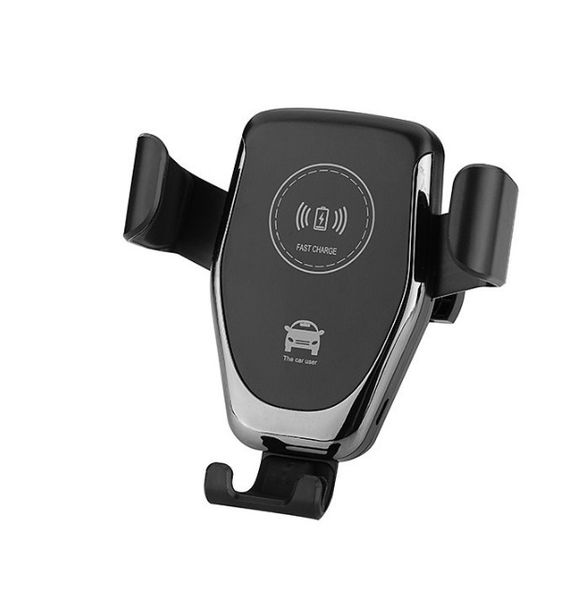 

new car mount qi wireless charger for iphone xs x xr 8 fast wireless charging car phone holder for samsung note 9 s9 s8