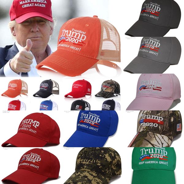 

nyu48 adjustable camouflage baseball cap party hat hatflag embroidered outdoor sunshade trump cotton 2020 snapback trump favor, Blue;gray