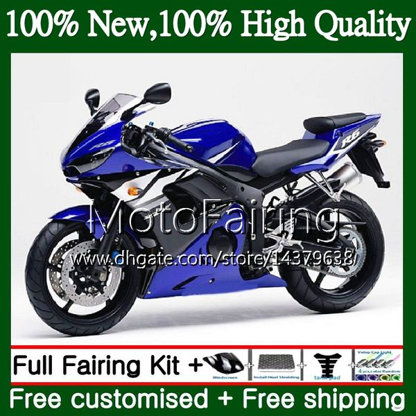 

bodys for yamaha yzf r6 s yzf600 yzfr6s 06 07 08 09 102mf12 yzf-600 yzf r6s yzf-r6s 2006 2007 2008 2009 factory blue fairing bodywork kit
