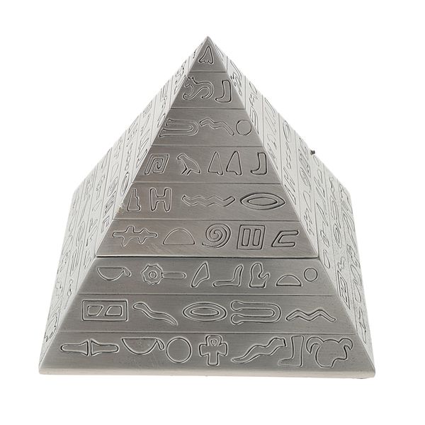 

antique vintage pyramid design jewelry storage box case home decor ornaments, Black