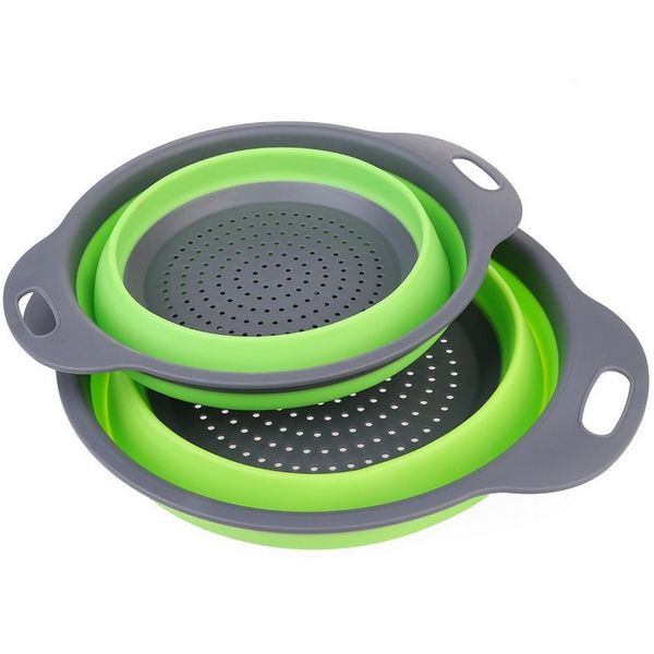 

силиконовая складная корзинка для овощей и фруктов 2шт