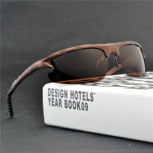 

polarized aluminum-magnesium sunglasses men driving accessories rectangle sun glasses male mirror with box fml, White;black
