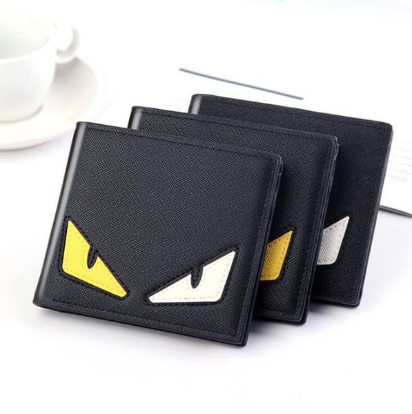 

short bi-fold wallet men pu leather vintage bifold wallet solid casual wallets male handbag pouch multi-functional cards, White