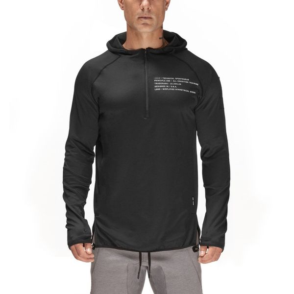 

autumn new fashion men's hoodie brand men's solid color hooded fitness jogging sweatshirt hoodie black white sweatshirt